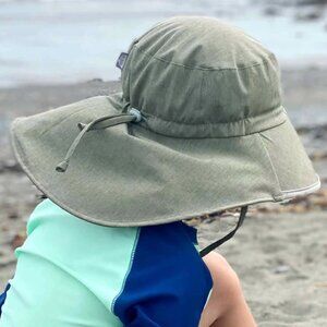 Jan and Jul Kids Water Repellent Xplorer Hats | Army Green - size L (2-5 y)
